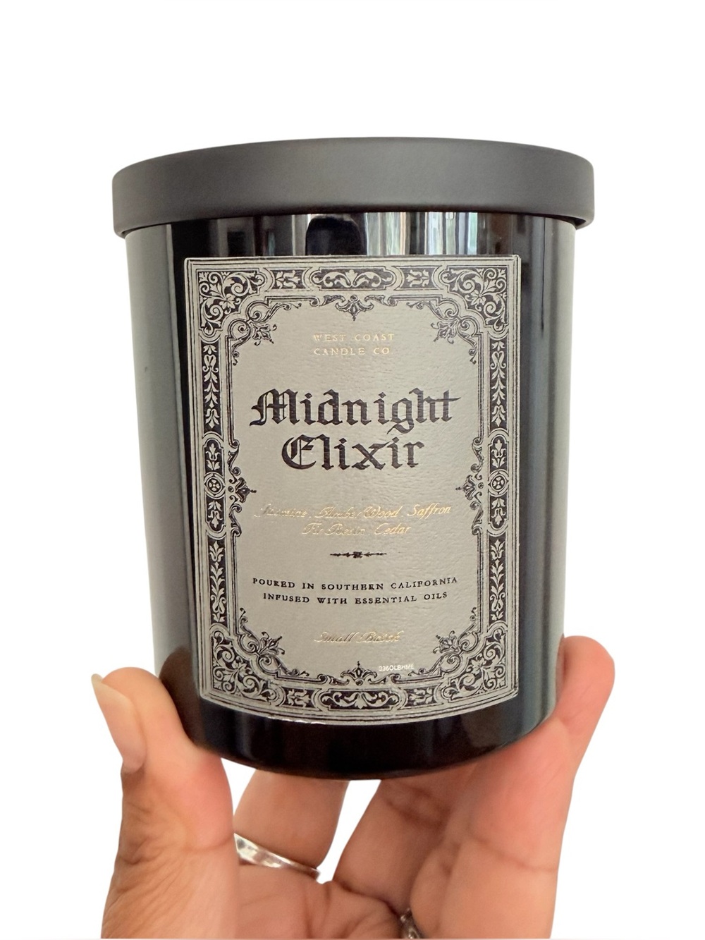 Leoben Company Midnight Elixir Scented Candle - Black